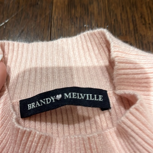 Brandy Melville pink long sleeve!! - Picture 2 of 2